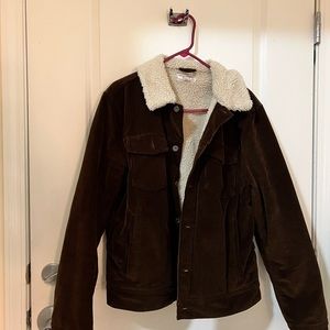 Sherpa Lined Corduroy Jacket